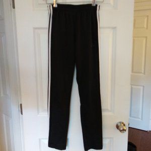 Black Ladies' Adidas Tricolor Track Pants Small